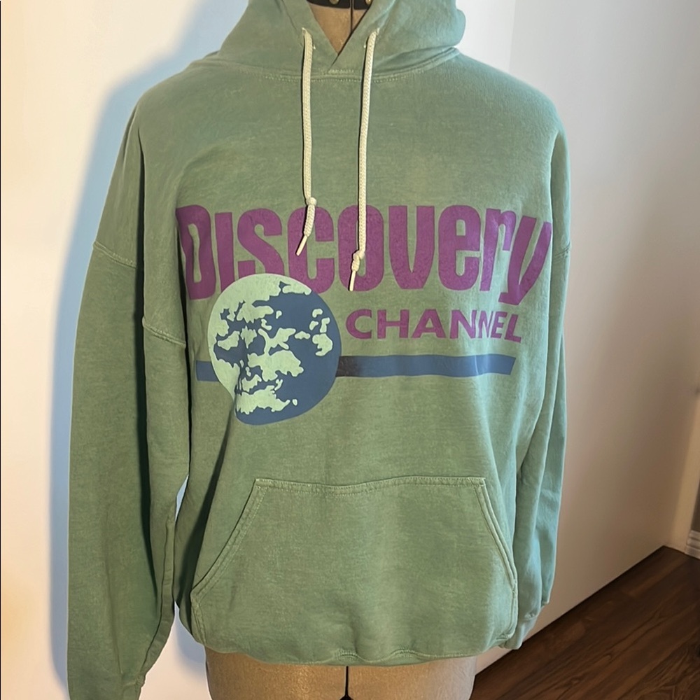 Discovery Channel Green Hoodie